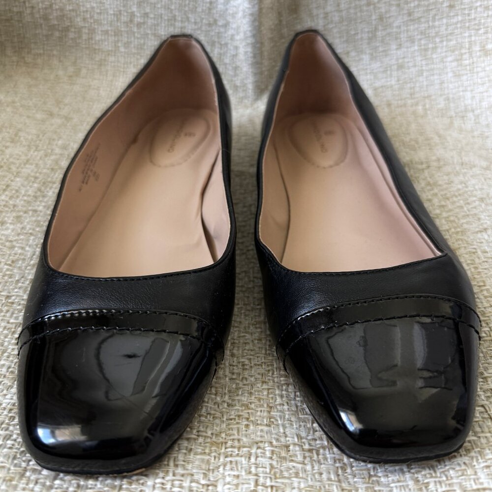 Bandolino Shoes Women's black leather Vara heels size 8,5 - Picture 10 of 16